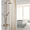 Colonne De Douche Triverde Thermostatique Complete Or Brosse Robinetterie TRIVERDE - CRISTINA ONDYNA TV48696P
