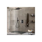 Facade Externe Cross Road Laiton 2 Sorties Chrome Noir Brosse Robinetterie CROSS ROAD - CRISTINA ONDYNA XR75275 XR75275CRISTINA 