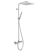 Colonne de douche thermostatique Diario avec pomme de douche carré dimension 30 x 30 cm - CRISTINA ONDYNA DI48651