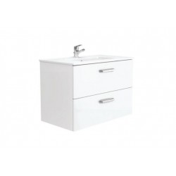 Ensemble Meuble et Lavabo Adele Unik 2 Tiroirs 800Mm Blanc - ROCA A851258806