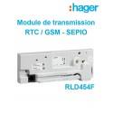 RLD454F - Module de transmission. RTC/GSM/GPRS pour alarme SEPIO - Hager 