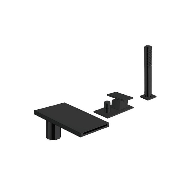 Bain Douche Sur Gorge Mitigeur Complet BLACKMAT TABULA - CRISTINA ONDYNA TA18113