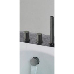 Pack bain douche thermostatique encastré sur gorge Blackmat TRIVERDE - CRISTINA ONDYNA XTV65713