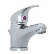 Robinet pour lavabo mono-trou MEDELET chromé avec vidage  - CRISTINA ONDYNA ME10851