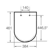 Abattant WC Café BEYOND - ROCA A801B8266B