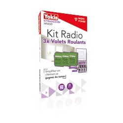 Kit radio centrale 3x Volet Roulants - YOKIS KITRADIO3VRP