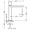 Mitigeur lavabo - TRES 20020304BL 20020304BLTRES
