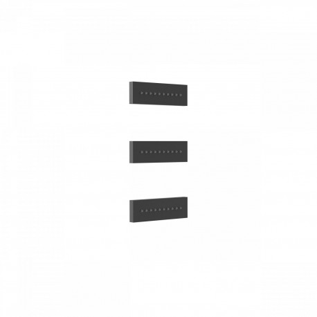 3 jets encastrés d'hydromassage 
140x45 mm. Matière Laiton.  - TRES 29951504NM 29951504NMTRES