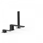 Mitigeur bain d’étagère  avec douchette anticalcaire - TRES 20216103NM 20216103NMTRES