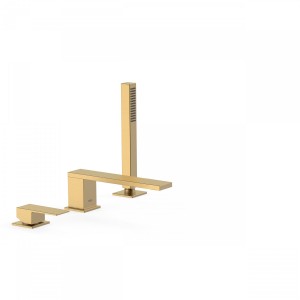 Mitigeur bain d’étagère 
avec douchette anticalcaire.
· Débit : 3 bar – 13 l/min  - TRES 00616105OM 00616105OMTRES