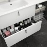 Meuble salle de bains Blanc mat droite 900 UNIIQ - SALGAR 24604
