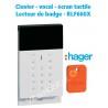 Badge RLF101X alarme SEPIO - Hager