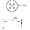 Douche de tête anticalcaire Ø 330 mm. - TRES 134715 134715TRES