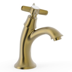 Robinet lavabo 1 seule eau ou prémélangeur Laiton Vieilli Mat TRES-CLASIC COLOR - TRES 24250301LM 24250301LMTRES