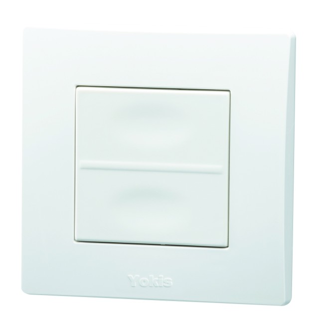Télécommande murale 2 Touches Power - YOKIS TLM2T45P TLM2T45PYOKIS