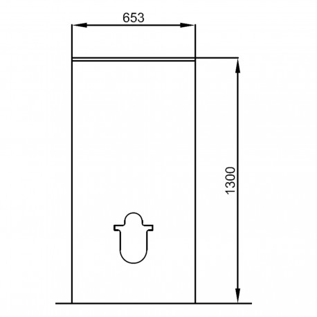 Habillage Bati-Support pour WC suspendu Gris Mat NOJA - SALGAR 87799
