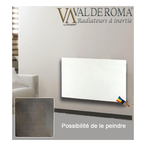 Radiateur à inertie PLINTHO Natura Blanc 1500W de chez VALDEROMA