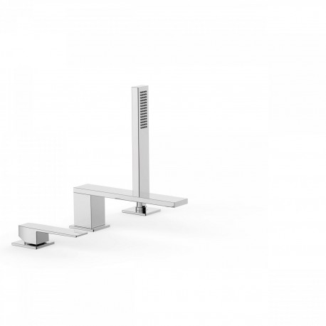 Mitigeur bain d’étagère  avec douchette anticalcaire - TRES 20216103 20216103TRES