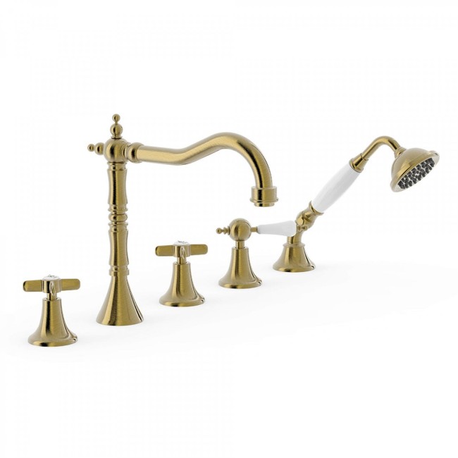 Mélangeur bain sur gorge
avec inverseur.
· Douchette anticalcaire.  - TRES 24214601LV 24214601LVTRES