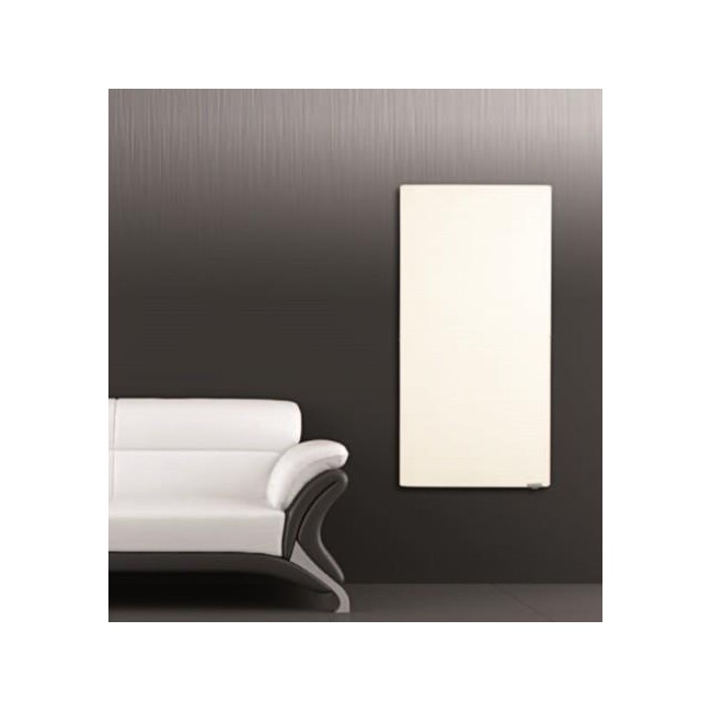 Radiateur à inertie Touch Silicium Blanc Cachemire Mimetic 800W Vertical - Valderoma BC08VET