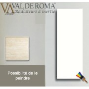 Radiateur à inertie Touch Silicium Blanc Cachemire Mimetic 800W Vertical - Valderoma BC08VET