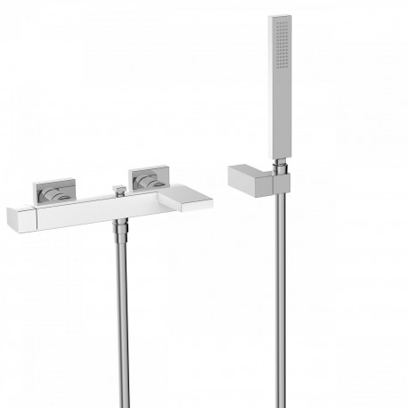 Mitigeur bain Douchette à main anticalcaire (202.639.01) avec support orientable et flexible. - TRES 20217001 20217001TRES