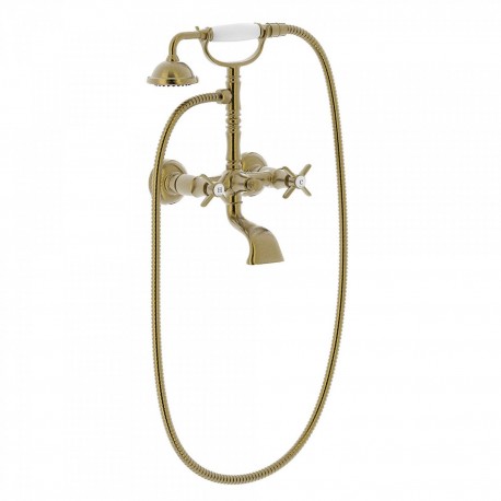 Mélangeur bain‑douche
Douchette à main anticalcaire avec support orientable. Fle  - TRES 24217601 24217601TRES