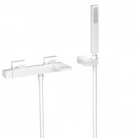 Mitigeur bain Douchette à main anticalcaire avec support orientable et flexible. - TRES 20217001BM 20217001BMTRES