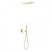 Kit de douche encastré Or LOFT COLORS - TRES 20018005OR