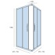 MP.CLEAR CARRÉ 675-700X1950 - SALGAR 16724
