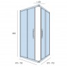 MP.CLEAR CARRÉ 675-700X1950 - SALGAR 16724 16724SALGAR