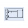 Meuble de salle de bains 1200 Droit Granate UNIIQ - SALGAR 24639