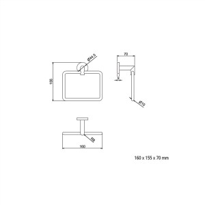 Anneau bidet SIL   - SALGAR 12844 12844SALGAR