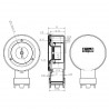 Valve 60 mm à visser - SALGAR 22206