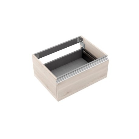 Module salle de bain SPIRIT 600 1 tiroir métallique CHÊNE NATUREL 598 x 270 x 450 mm - SALGAR 22786