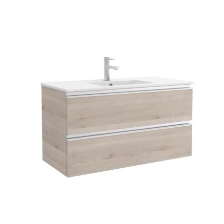 Meuble de salle de bain SPIRIT 1000 2 tiroirs métalliques CHÊNE NATUREL 997 x 540 x 450 mm - SALGAR 22807 22807SALGAR