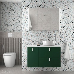 Meuble de salle de bains Royal Green gauche UNIIQ 1200 - 83105 SALGAR
