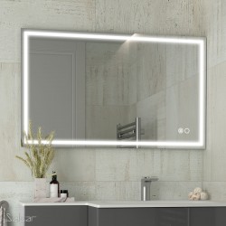 Miroir antibuée horizontal 1200 CHICAGO - SALGAR 87855