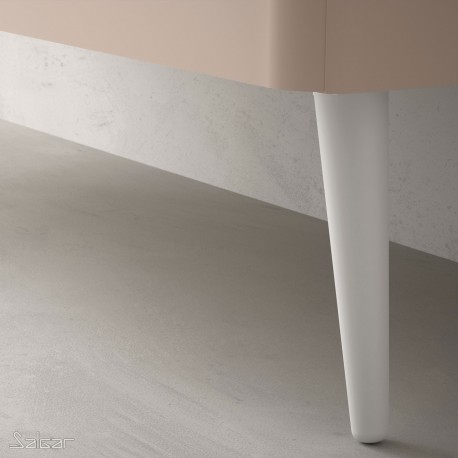 Jeu 2 pieds DANNA BLANC Hauteur 330 mm - SALGAR 84138 84138SALGAR