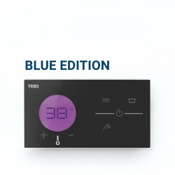 Conntrôle thermostatique électronique encastré Shower Technology Blue Edition Noir / Chromé - TRES 49288399 49288399TRES