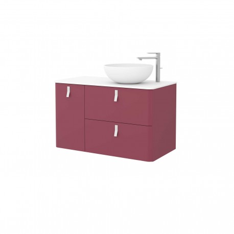Meuble de salle de bain Granate Gauche 900 UNIIQ 900 - SALGAR 24661