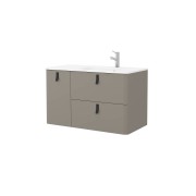 Meuble de salle de bain Moka Mat Gauche 900 UNIIQ - SALGAR 24652