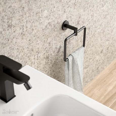 Anneau bidet LISSY BLACK  160 x 155 x 70 mm - SALGAR 82200 82200SALGAR