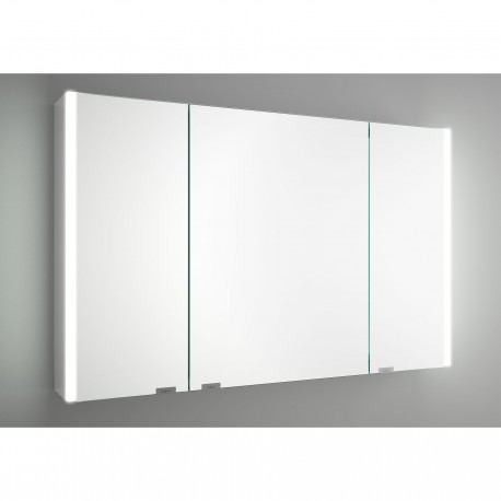 Armoire de toilette miroir et 3P avec éclairage latéral ALLIANCE 900 - SALGAR 83221