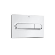 Plaque de commande double chasse PL1 Dual One chrome - ROCA A890195001