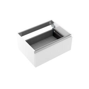 Module salle de bain SPIRIT 600 1 tiroir métallique BLANC BRILLANT 598 x 270 x 450 mm - SALGAR 22630