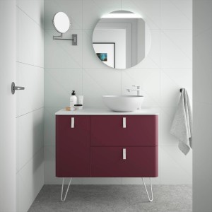 Meuble de salle de bain Granate Gauche 900 UNIIQ 900 - SALGAR 24661 