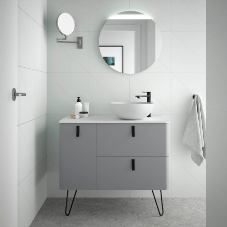 Meuble salle de bain Humo Gauche UNIIQ 900 - SALGAR 24654 