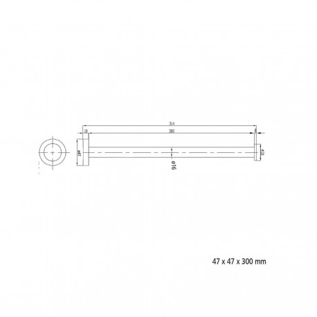 P-SERVIETTE BARRE 30 RHIN/HOTE - SALGAR 14703 