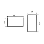 Miroir REFLEXO 1200 avec LED intégrée - SALGAR - 20742 
